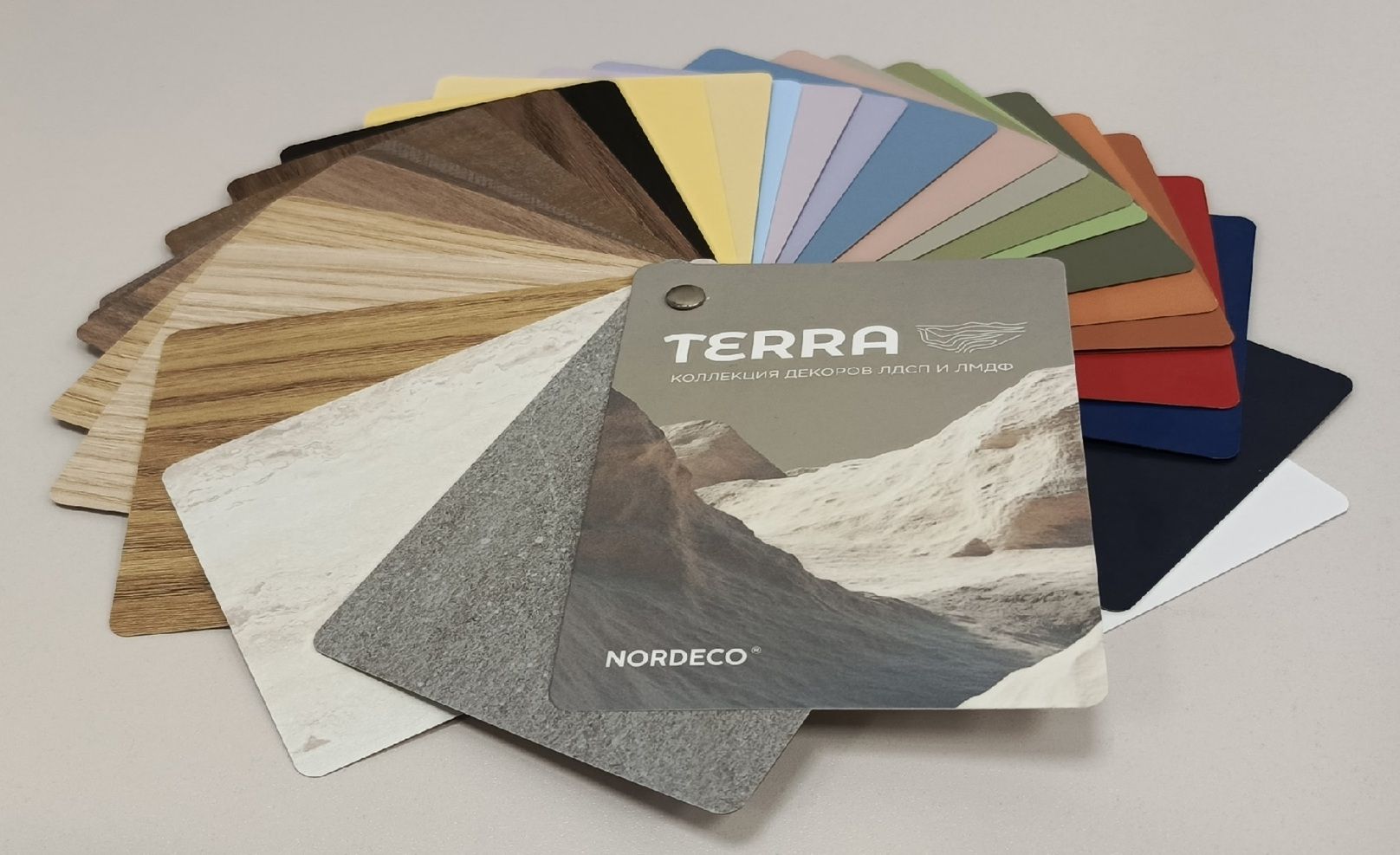 Веерный каталог ЛДСП NORDECO design